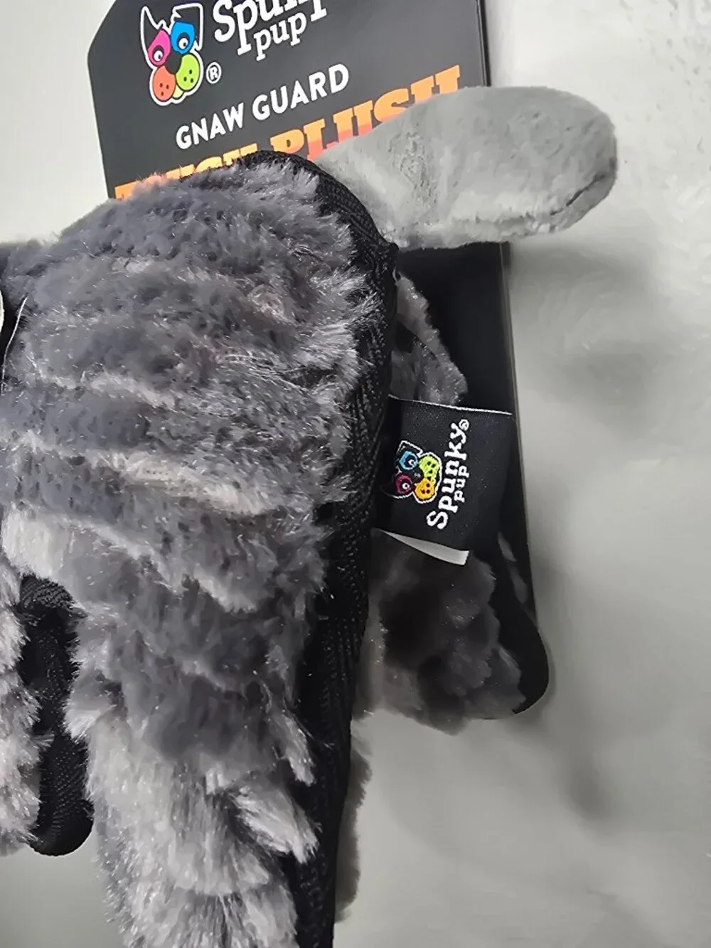 Spunky pup Tough Plush Toy Elephant-Medium Dog Toy